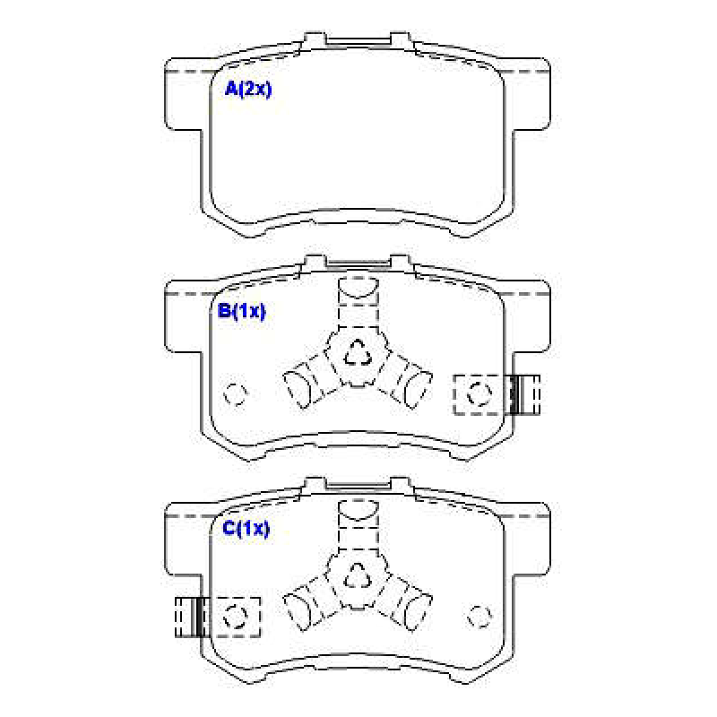 Pastilha De Freio Traseira Crv Syl