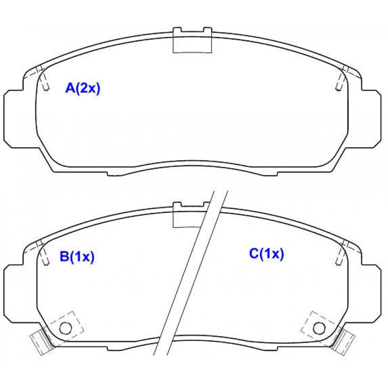 Pastilha De Freio Dianteira Accord/civic/new Civic Syl