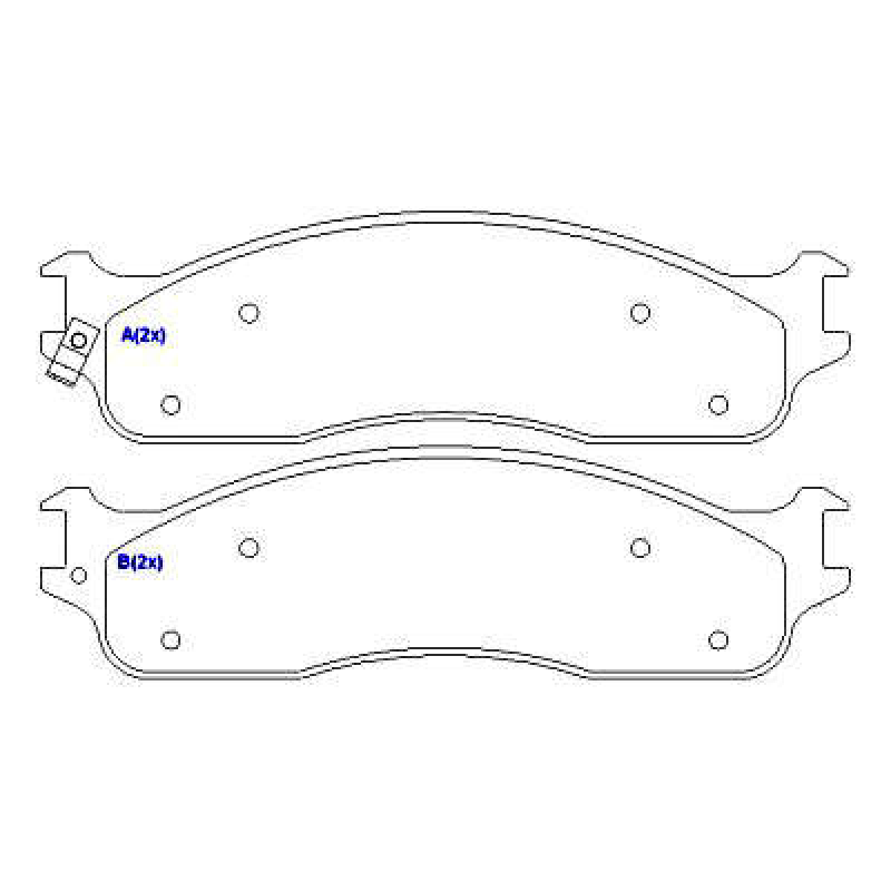 Pastilha De Freio Dianteira  Ram 1500/2500/3500 Syl