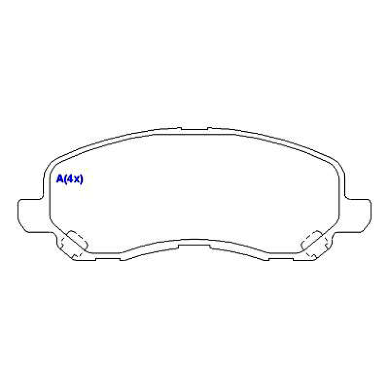 Pastilha De Freio Dianteira Stratus/compass/airtrek Syl