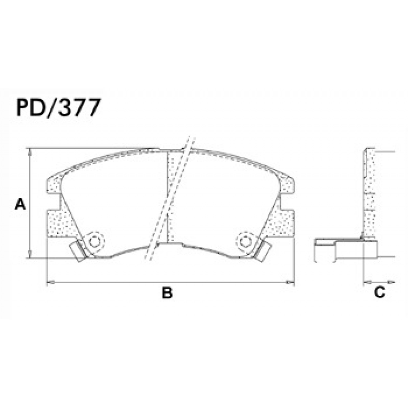 Pastilha De Freio Dianteira L200/l300 Fras-le