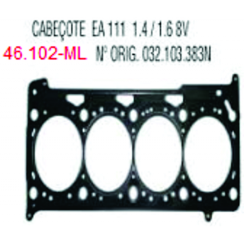 Junta Cabecote Crossfox/fox/kombi/gol/golf Spaal