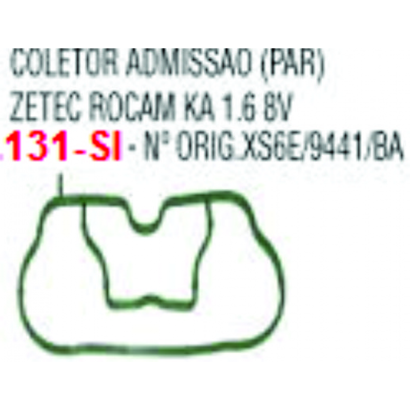 Junta Coletor Admissao Courier/ecosport/fiesta/ka Spaal