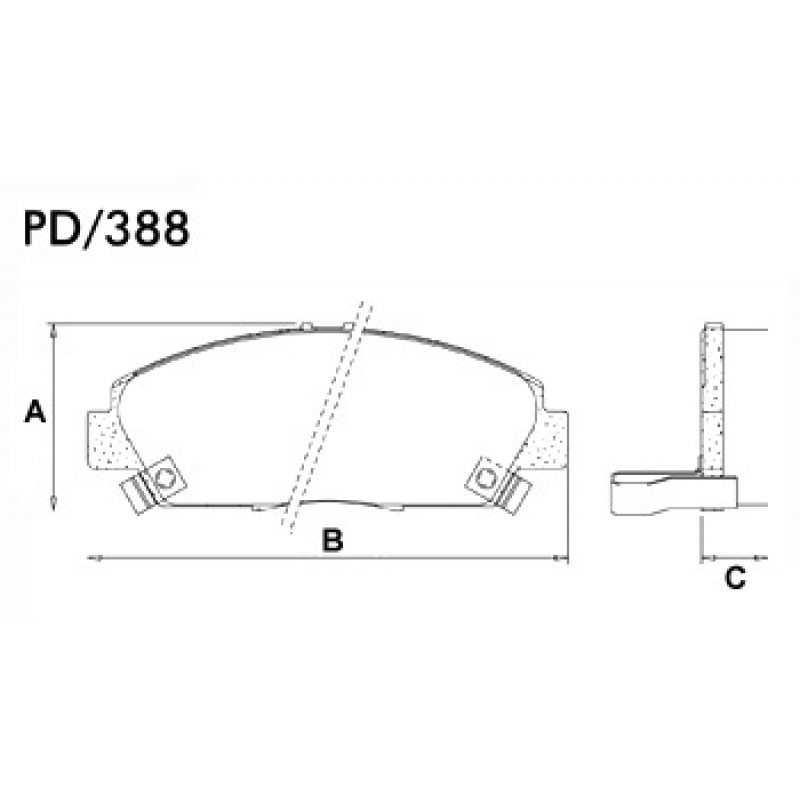 Pastilha De Freio Dianteiro Accord/aerodeck/prelude Fras-le