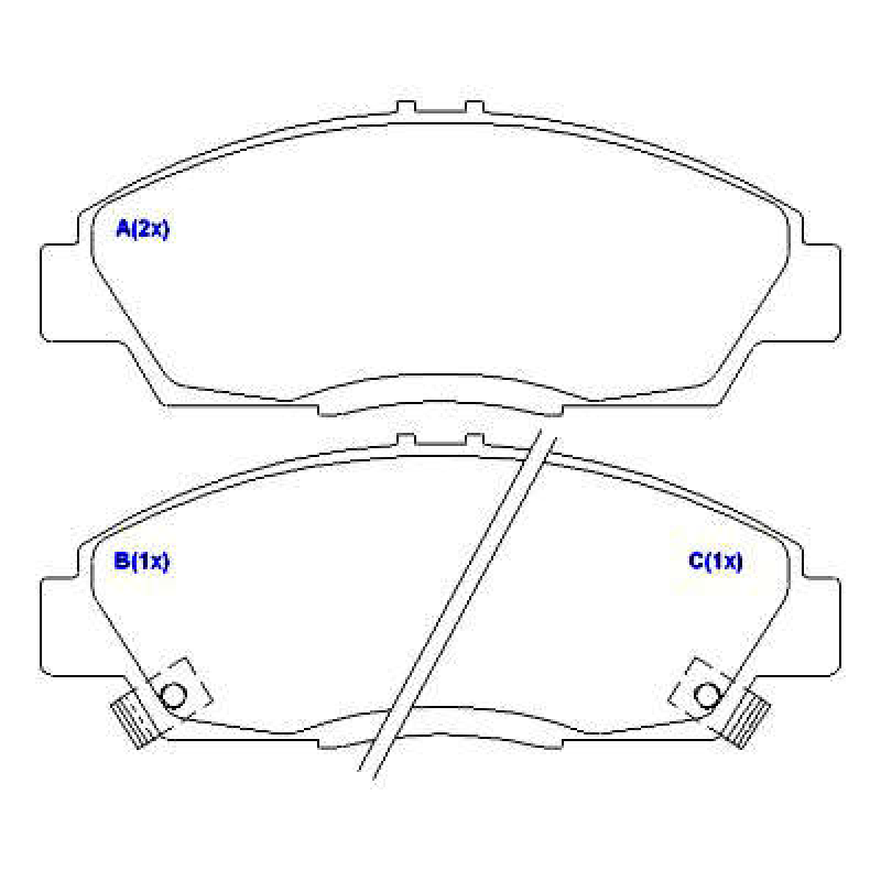 Pastilha De Freio Dianteira Accord/aerodeck/prelude Syl