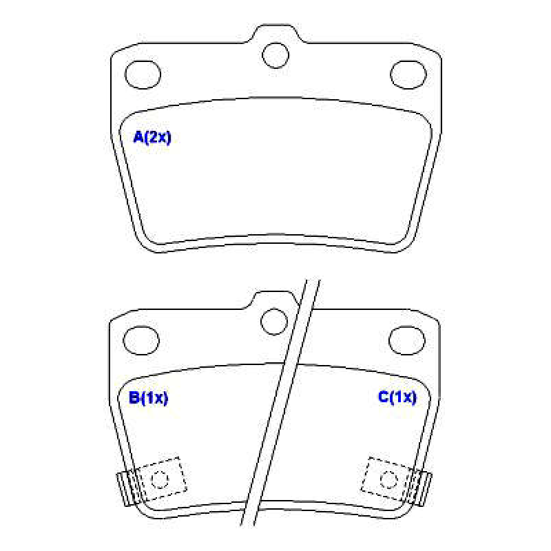 Pastilha De Freio Traseira Tiggo/rav4 Syl