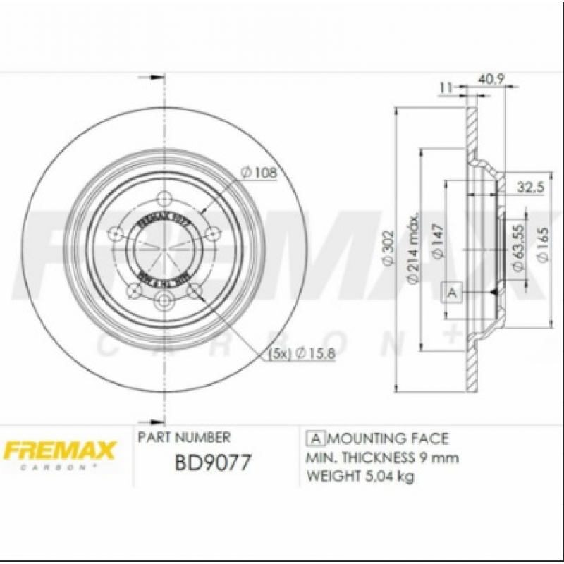 Disco De Freio Traseiro Maverick/s60 Fremax