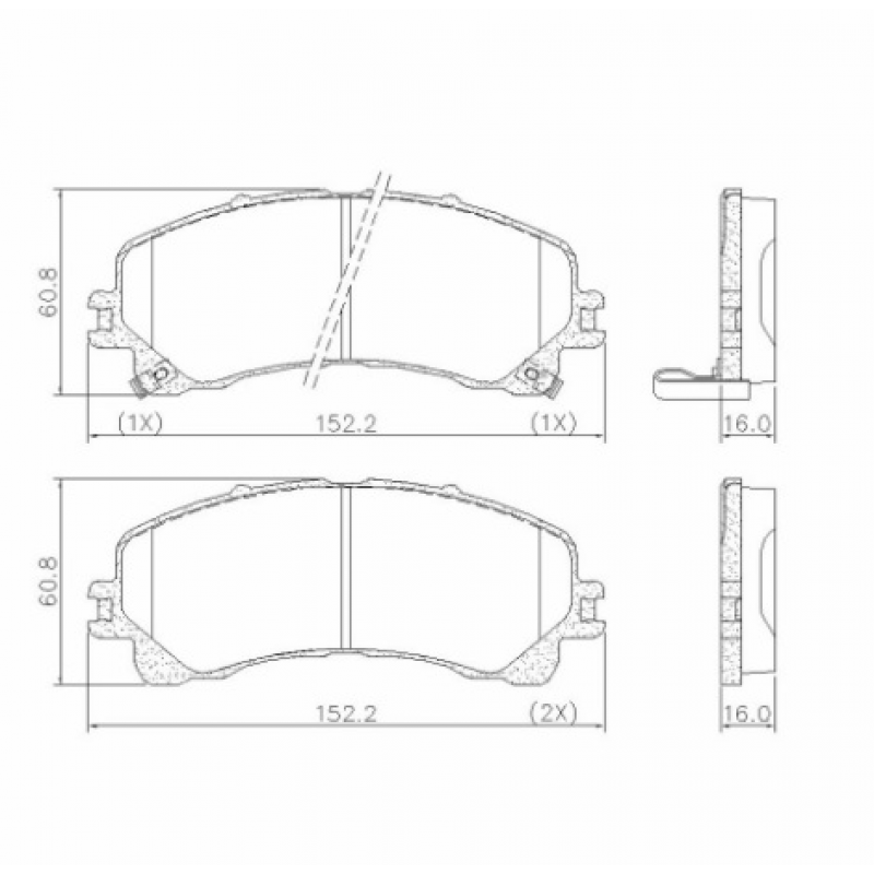 Pastilha De Freio Dianteira S10/trailblazer Lona Flex
