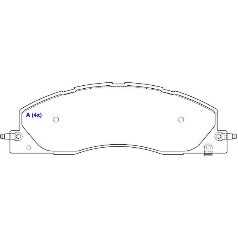 Pastilha De Freio Dianteira Ram 2500 Syl