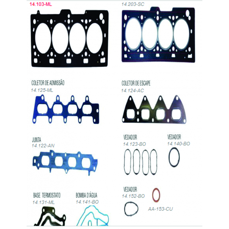 Junta Motor Clio/duster/logan/megane/scenic/livina Spaal