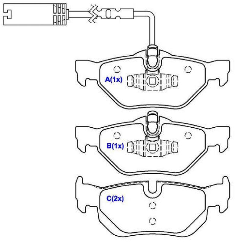 Pastilha De Freio Traseira Bmw 118/120/130/320 Syl