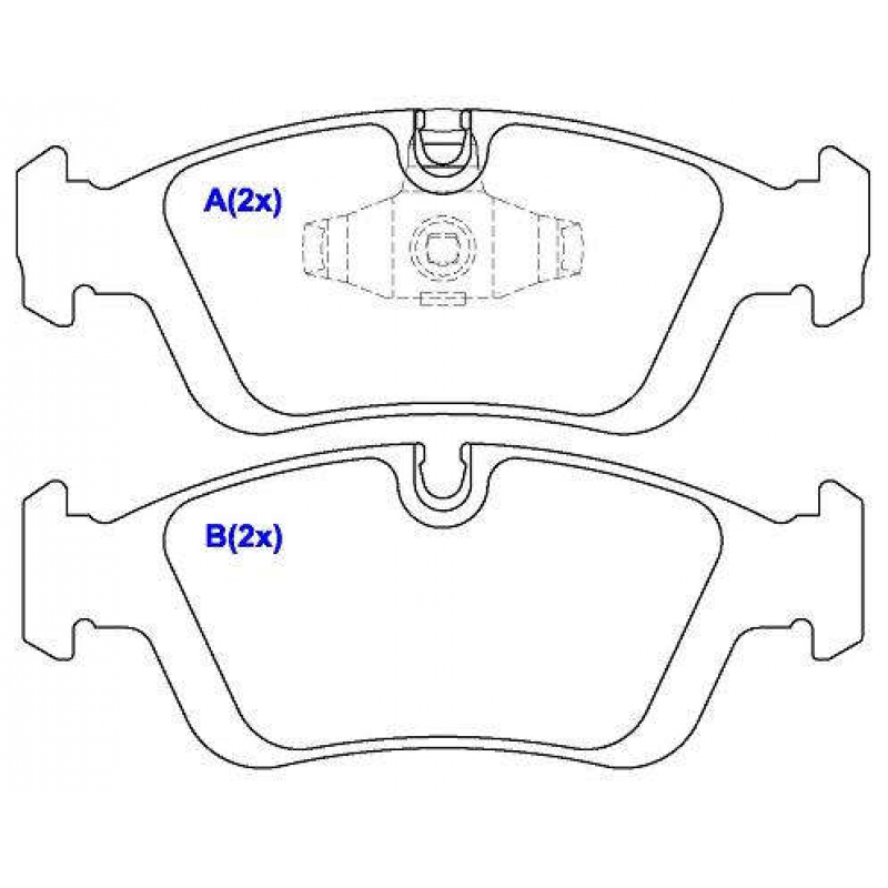 Pastilha De Freio Dianteira Bmw 120/320 Syl