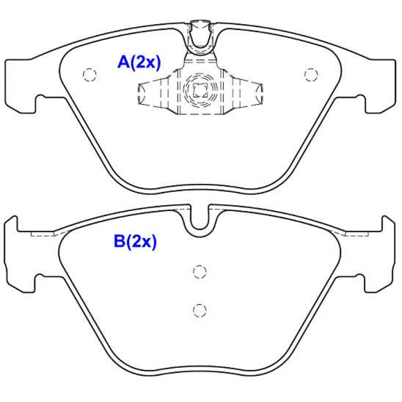 Pastilha De Freio Dianteira Bmw X1 Syl