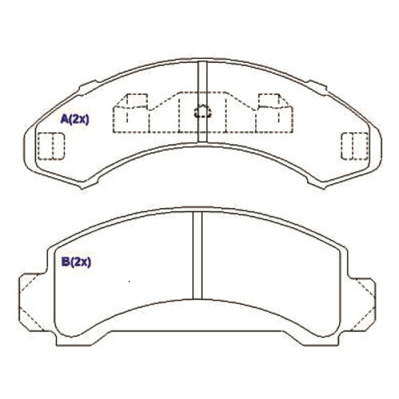 Pastilha De Freio Dianteira Explorer/ranger Syl
