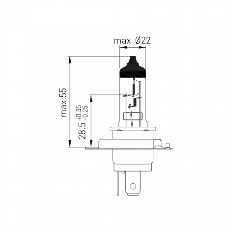 Lampada H4 Excelite