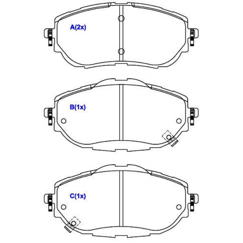 Pastilha De Freio Dianteira Corolla Syl