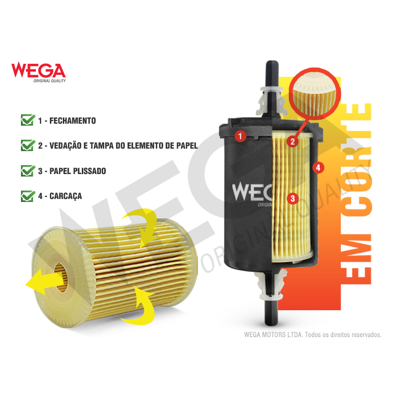Filtro De Combustivel Celta/corsa/strada Wega