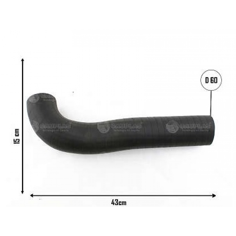 Manguiera Intercooler A Turbina Ranger (inferior) Cauplas Brasil