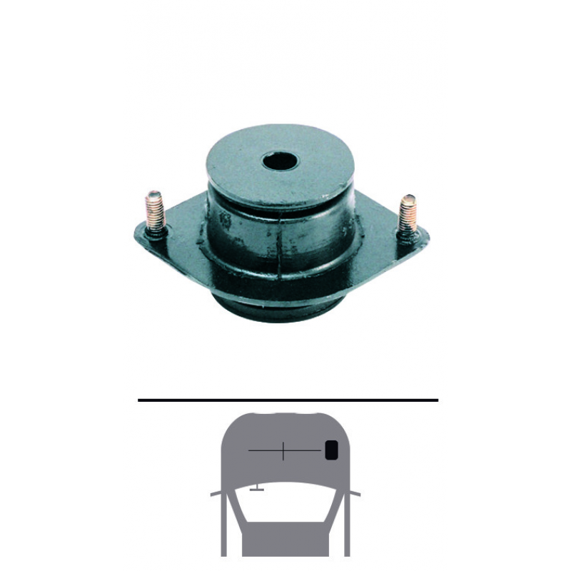 Coxim Motor Premio/elba/uno (direito) Sampel