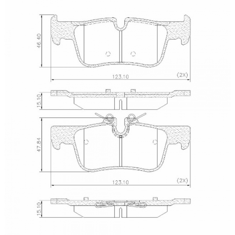 Pastilha De Freio Traseira X1/clubman Fras-le