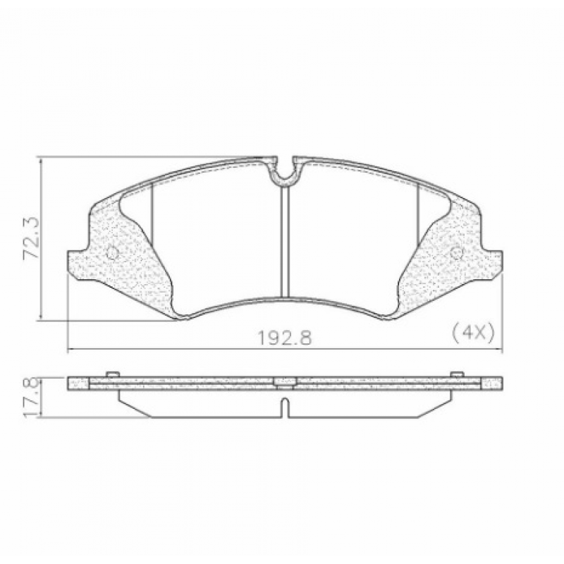 Pastilha De Freio Dianteiro Discovery (ceramica) Fras-le