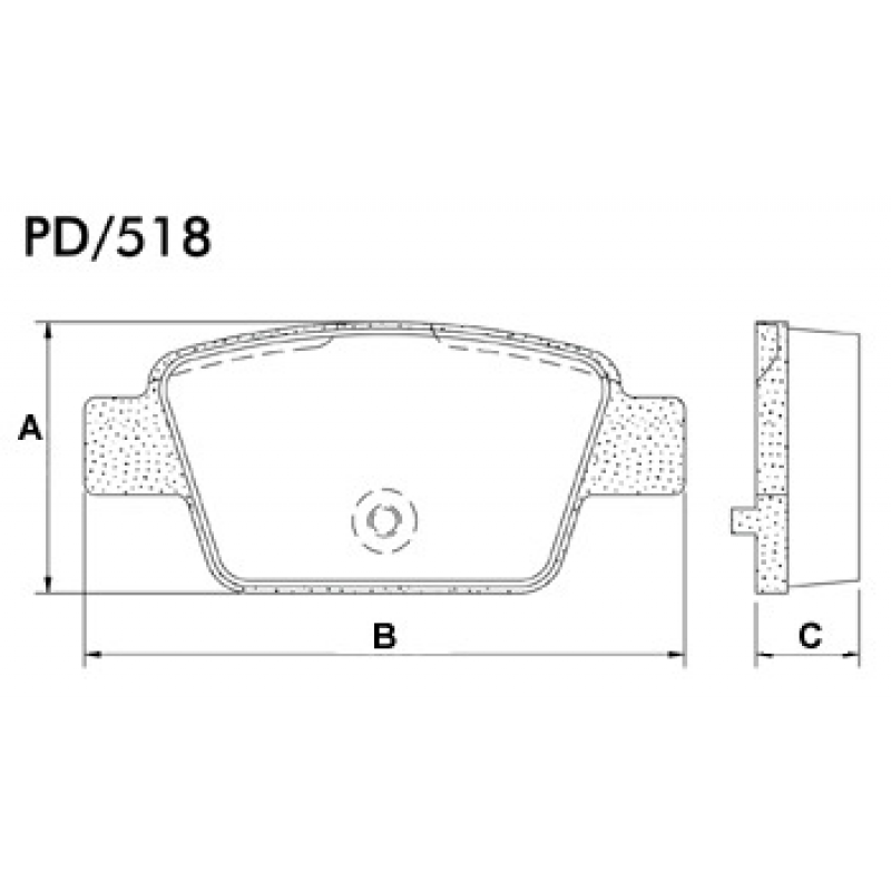 Pastilha De Freio Traseira Bravo/linea/stilo Fras-le