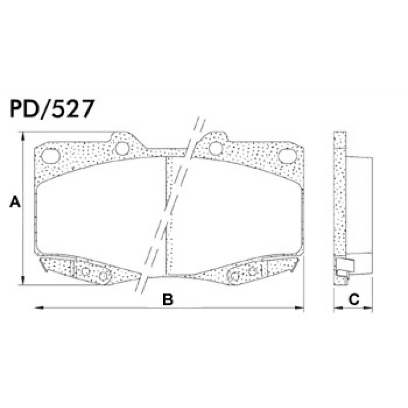 Pastilha De Freio Dianteira Hilux Fras-le