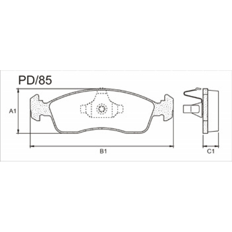 Pastilha De Freio Dianteira C3/argo/208 Fras-le