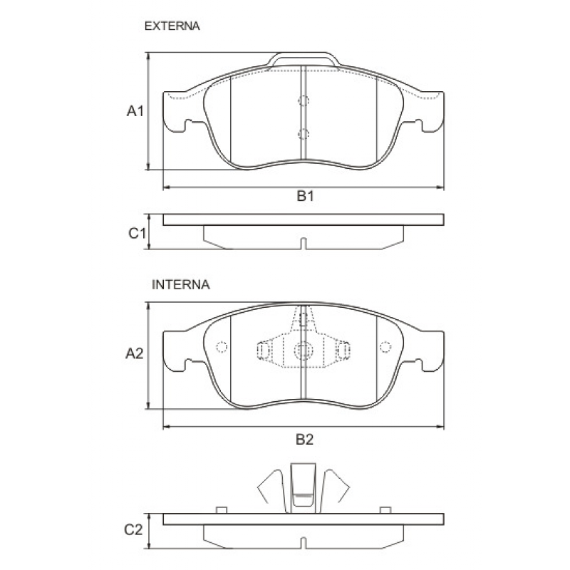 Pastilha De Freio Dianteira Captur/duster/fluence Fras-le