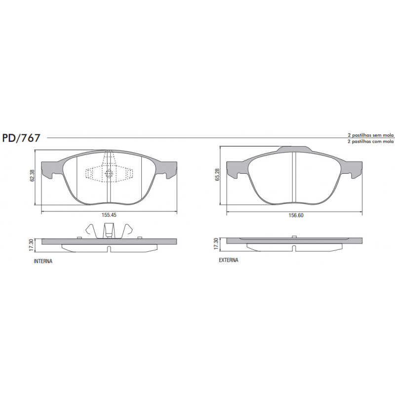 Pastilha De Freio Dianteira Ecosport/focus Fras-le