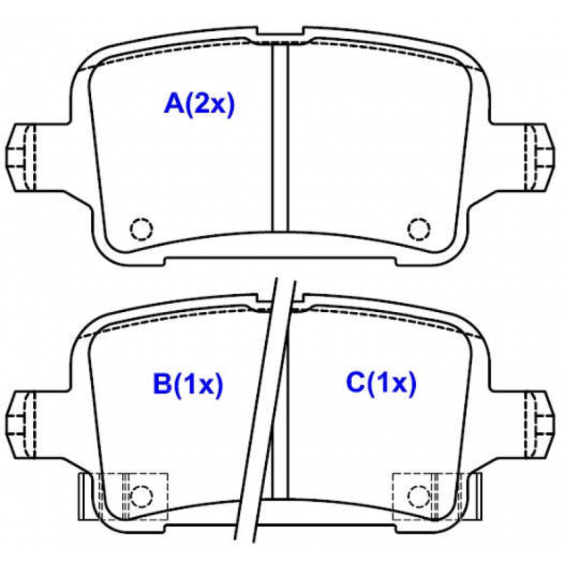 Pastilha De Freio Traseira Cruze/equinox Syl