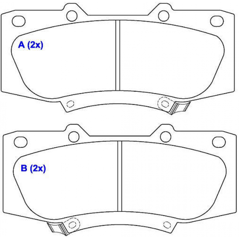 Pastilha De Freio Dianteira Hilux Syl