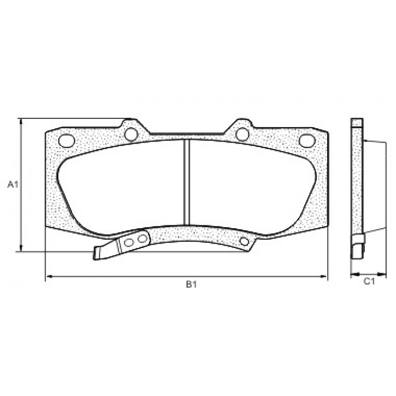 Pastilha De Freio Dianteira Hilux Fras-le