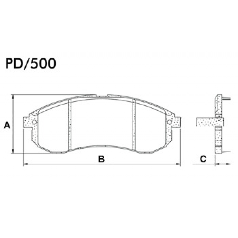 Pastilha De Freio Dianteira L200 Fras-le