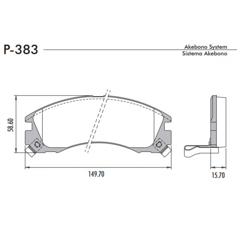 Pastilha De Freio Dianteira Pajero/outlander/eclipse Lona Flex