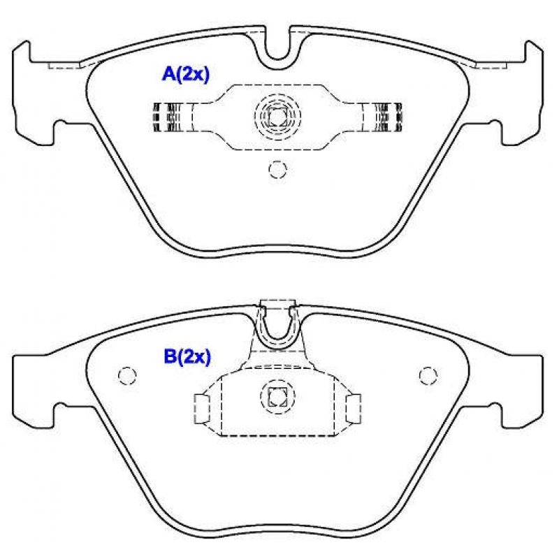 Pastilha De Freio Dianteira Bmw X1/x4/328i Syl