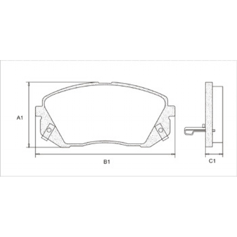 Pastilha De Freio Dianteira Ix35/carens/sportage Fras-le