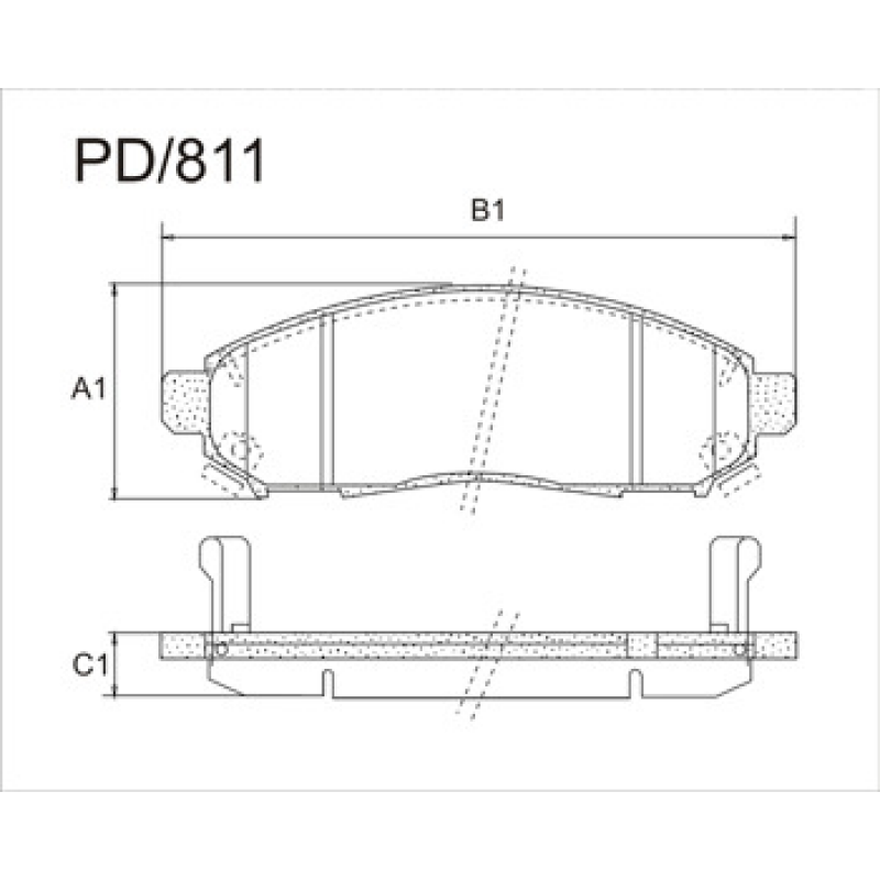 Pastilha De Freio Dianteira Frontier/navara/pathfinder Fras-le