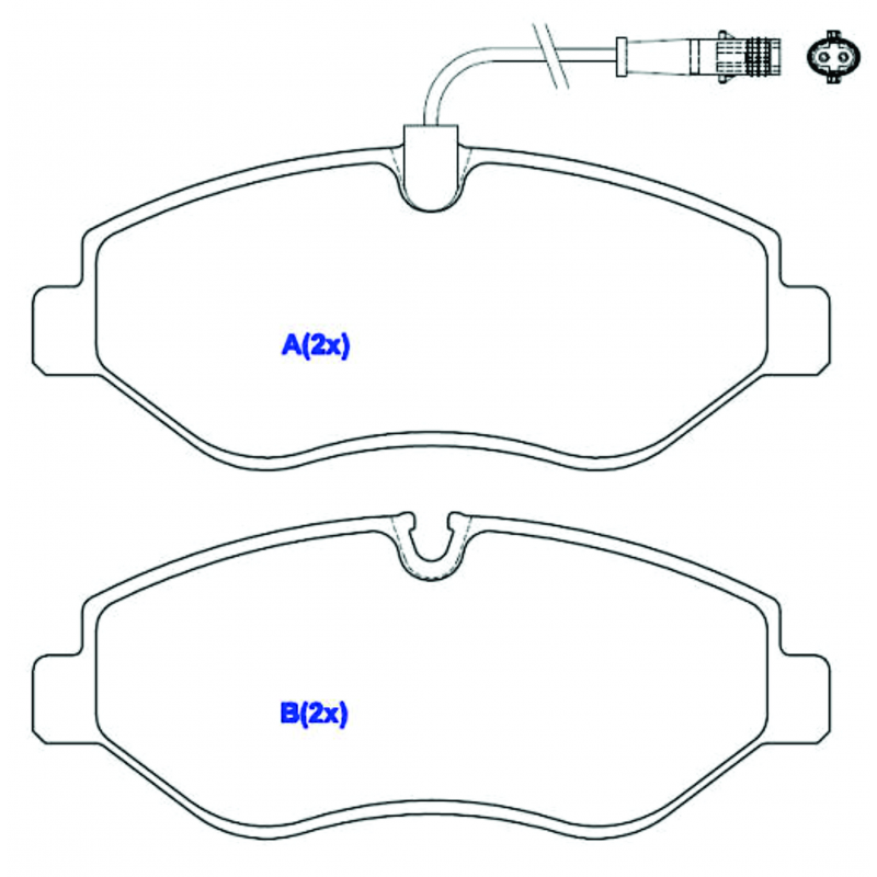 Pastilha De Freio Dianteira Sprinter/vito Syl