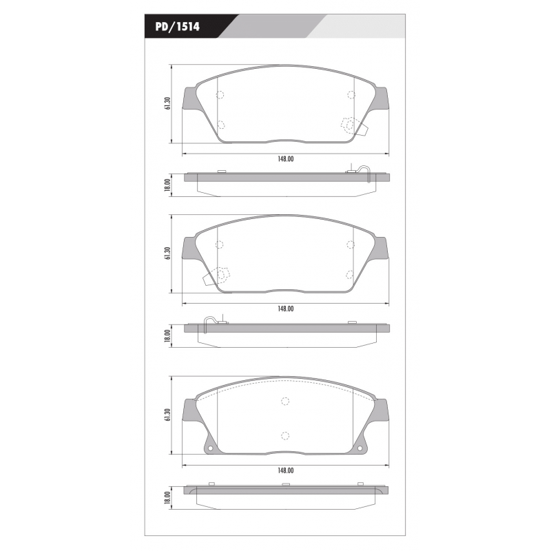 Pastilha De Freio Dianteira Tracker Fras-le