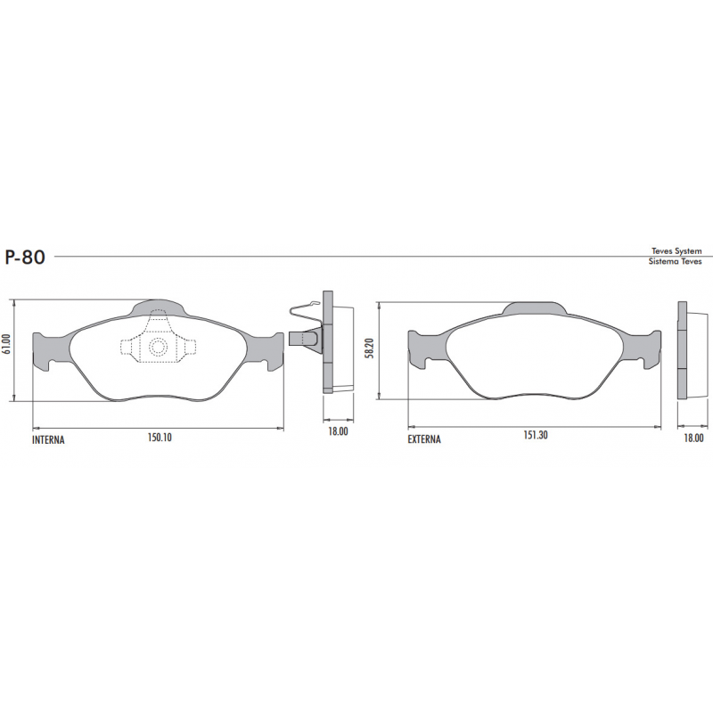 Pastilha De Freio Dianteira Ecosport/fiesta Lona Flex