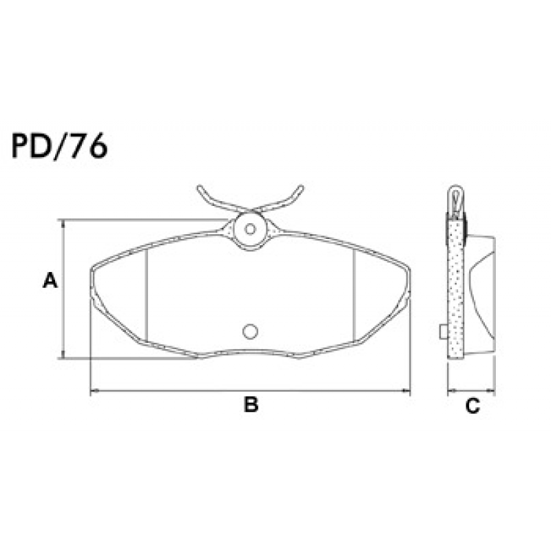 Pastilha De Freio Traseira Stype/ls/t4 Fras-le