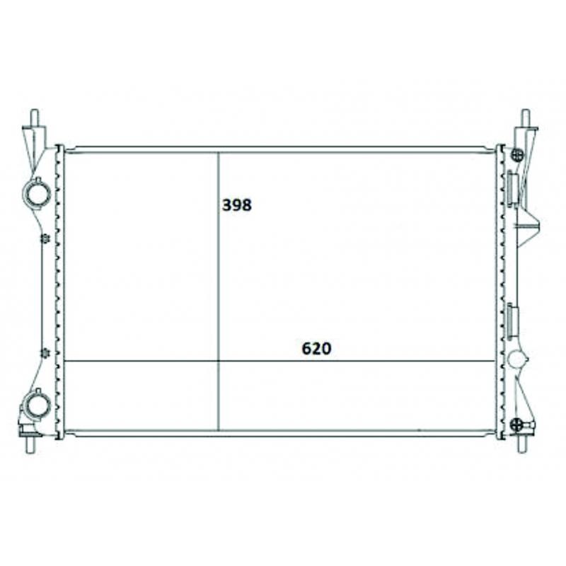 Radiador Linea/punto Magneti Marelli