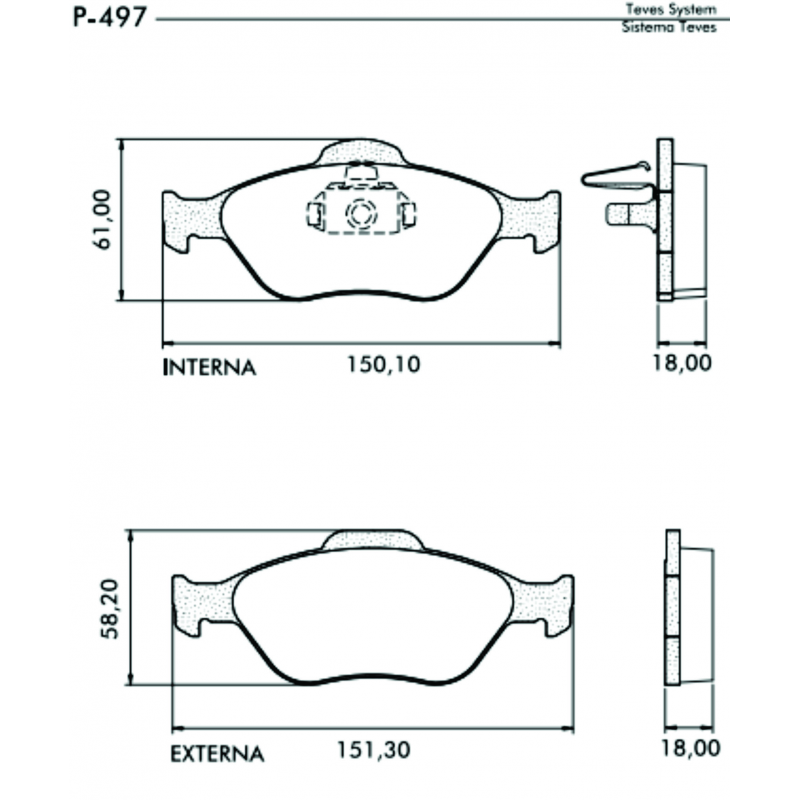 Pastilha De Freio Dianteira Ecosport/fiesta Lona Flex