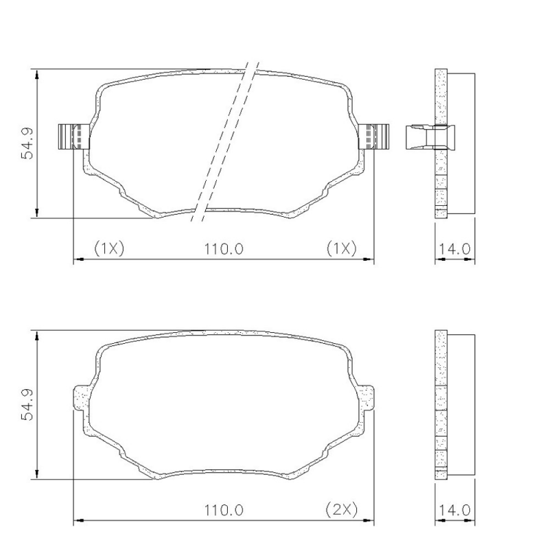 Pastilha De Freio Dianteira Tracker/vitara/grand Virtara Fras-le