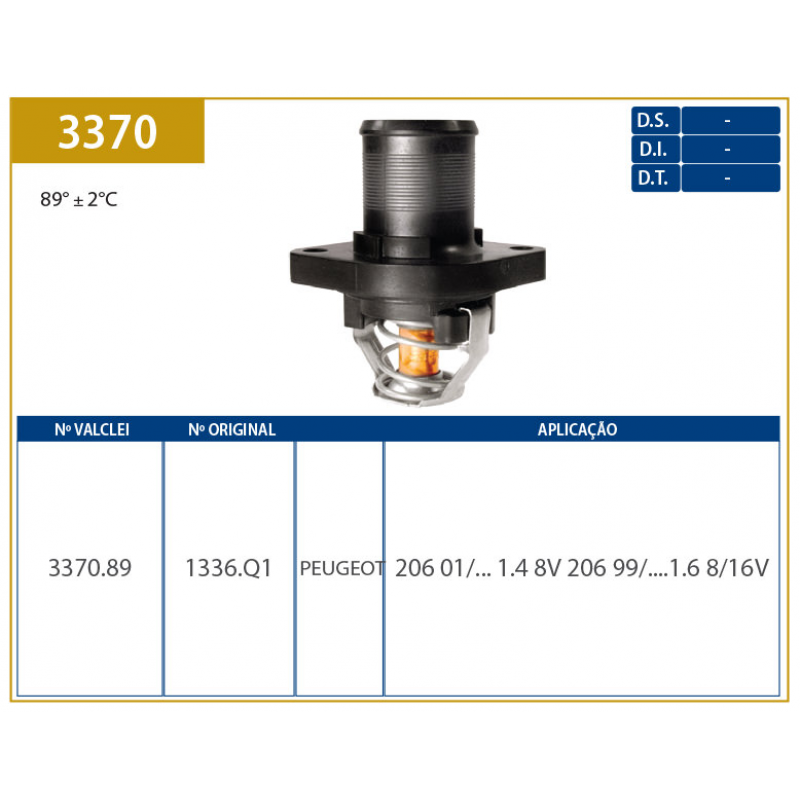 Valvula Termostatica C8/xsara/206 Valclei