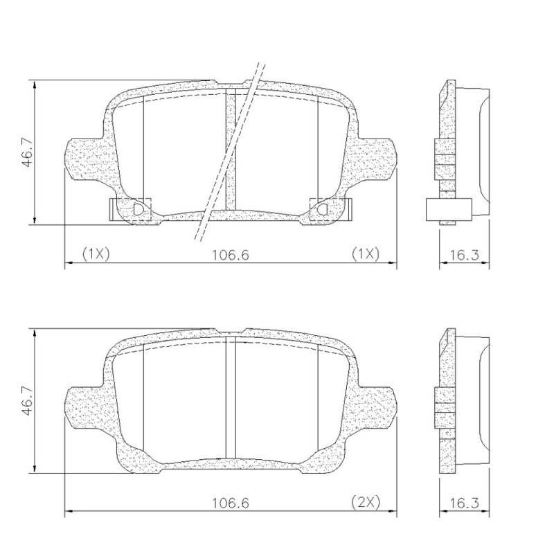 Pastilha De Freio Traseira Cruze/equinox Fras-le