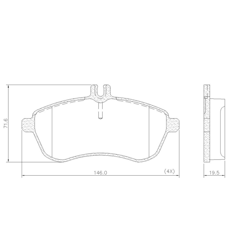 Pastilha De Freio Dianteira C180/c200/c220 Fras-le
