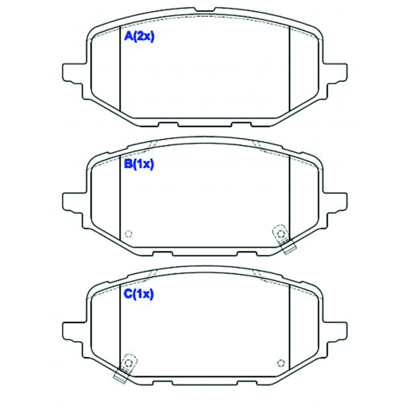 Pastilha De Freio Dianteira Tracker Syl