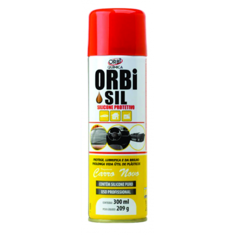 Silicone Spray Orbisil 300ml (carro Novo) Orbi